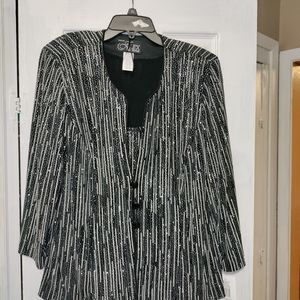 NWT Alex evening 2 piece top